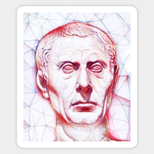 Suetonius Portrait | Suetonius Artwork | Line Art Sticker